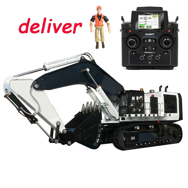 Remote Control Excavator: Powerful Metal Model - Epic Gift for Boys!